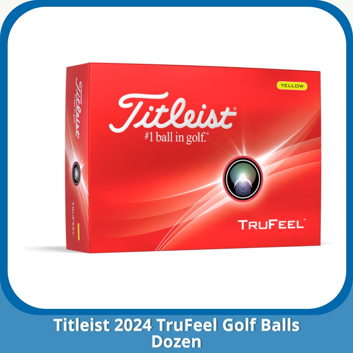 Anmeldelse af Titleist 2024 TruFeel Golf Balls Dozen
