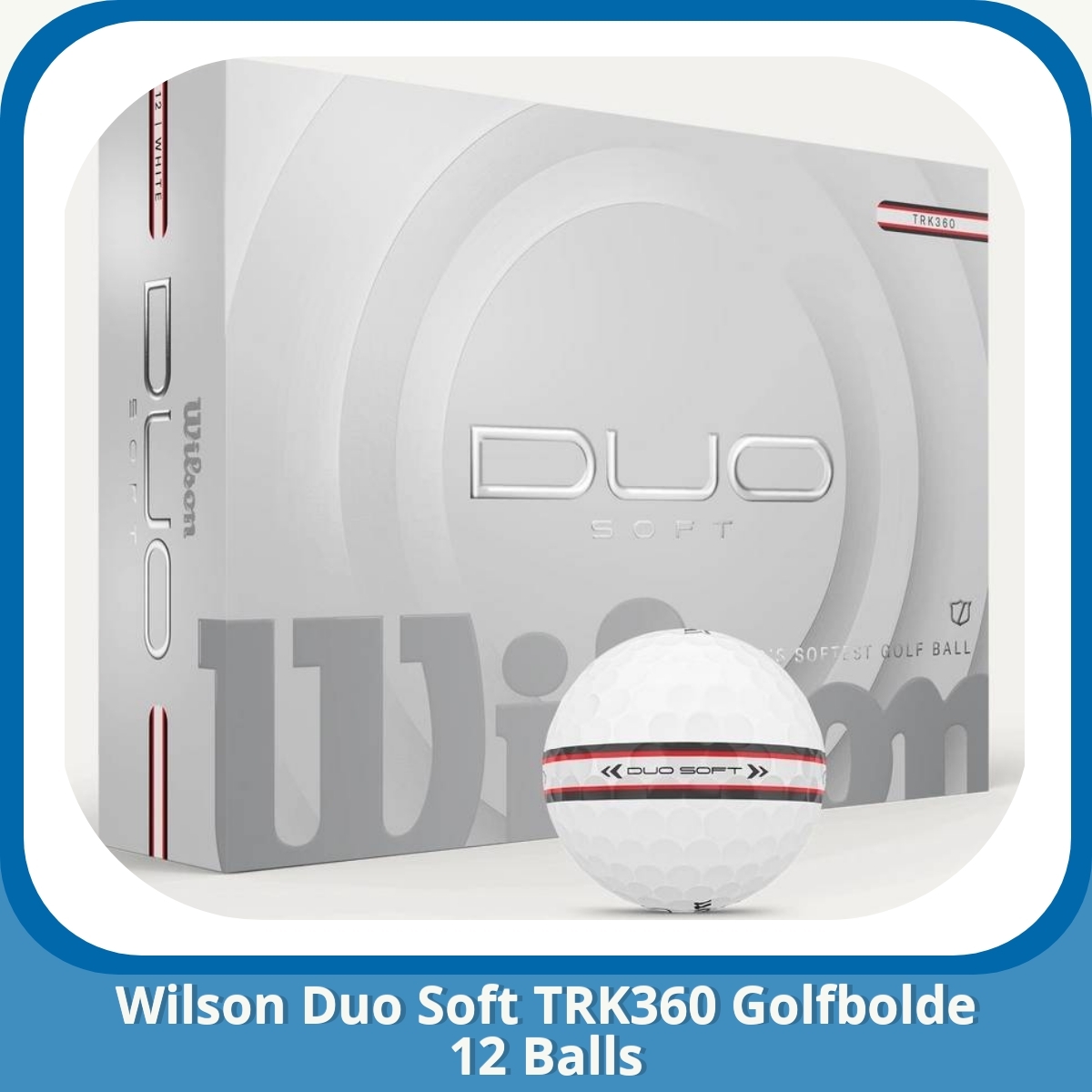 Anmeldelse af Wilson Duo Soft TRK360 Golfbolde 12 Balls