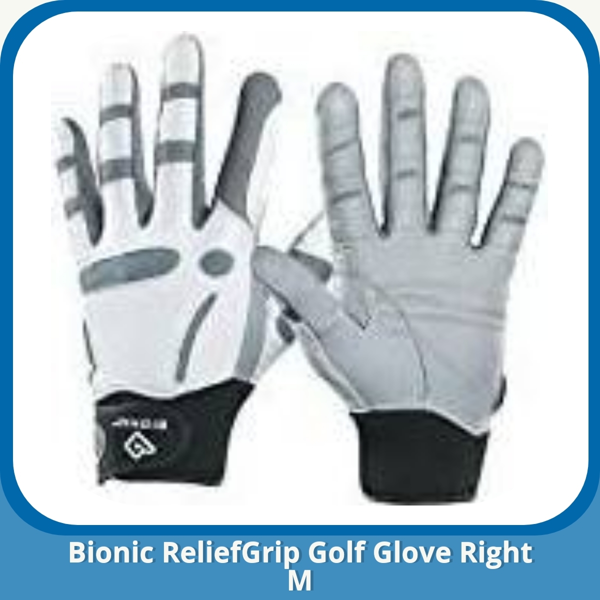 Anmeldelse af Bionic ReliefGrip Golf Glove Right M
