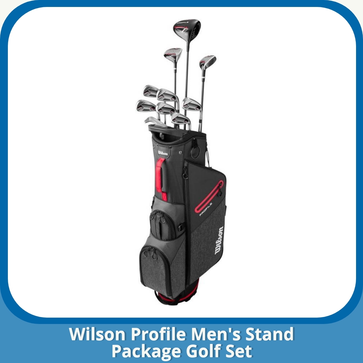 Anmeldelse af Wilson Profile Men's Stand Package Golf Set