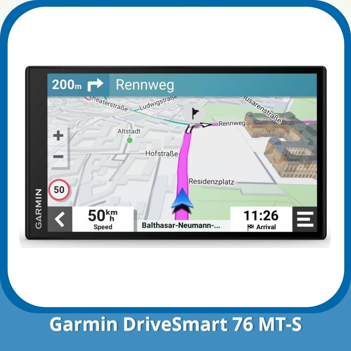 Anmeldelse af Garmin DriveSmart 76 MT-S