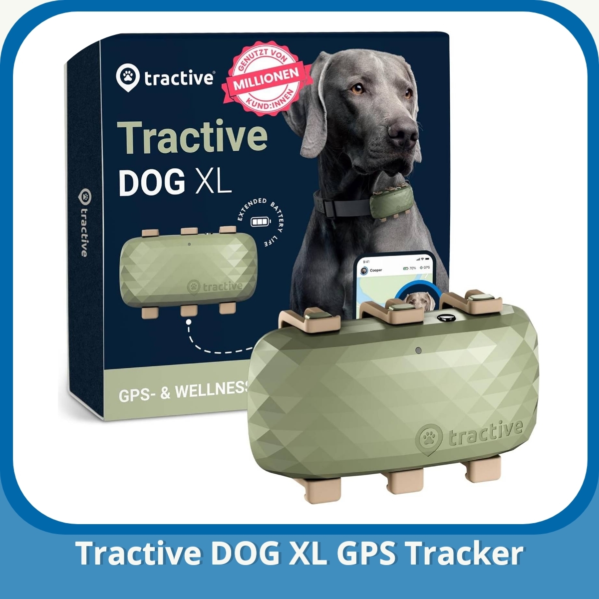 Anmeldelse af Tractive DOG XL GPS Tracker