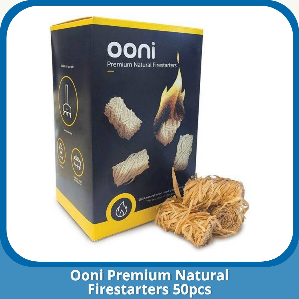 Anmeldelse af Ooni Premium Natural Firestarters 50pcs