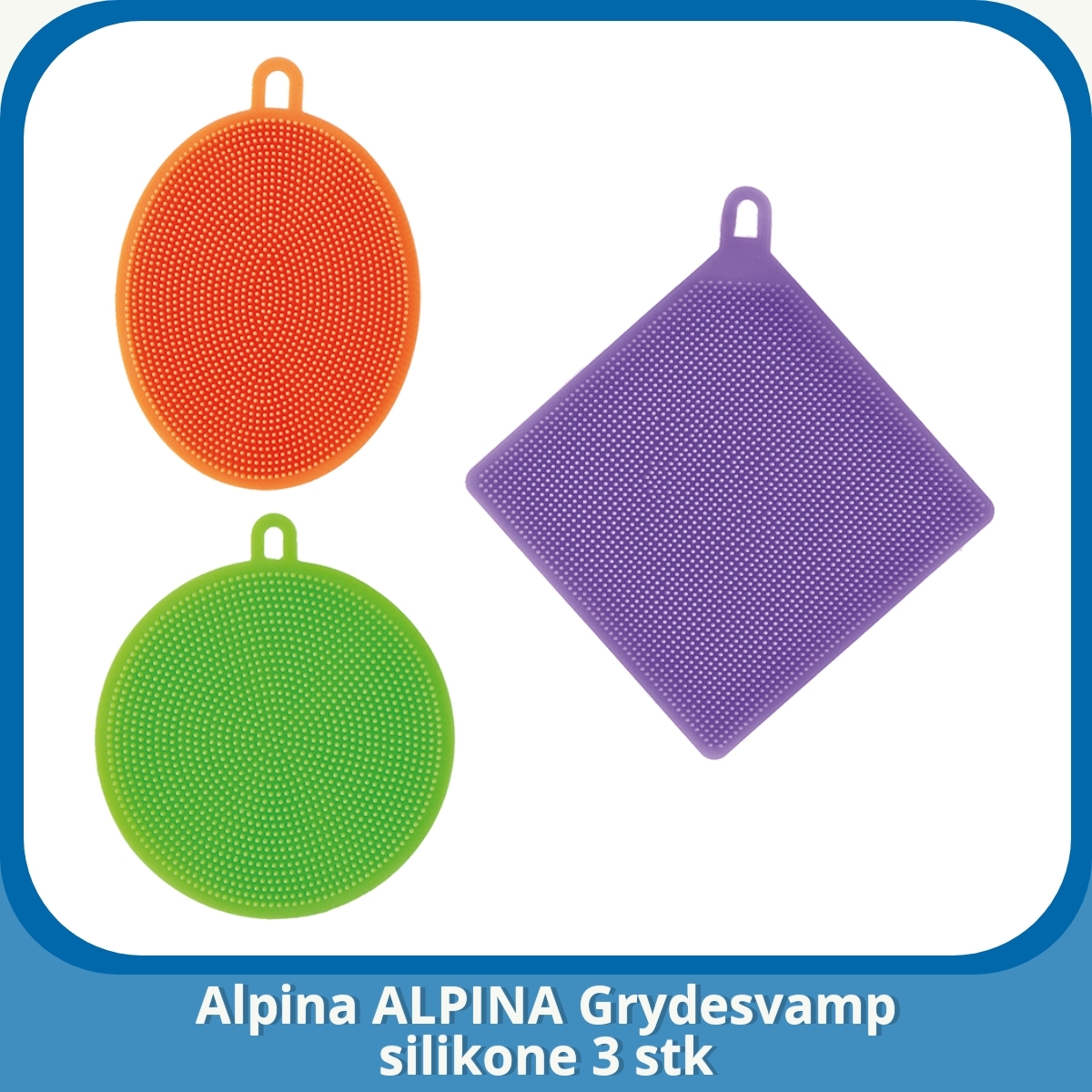 Anmeldelse af Alpina ALPINA Grydesvamp silikone 3 stk
