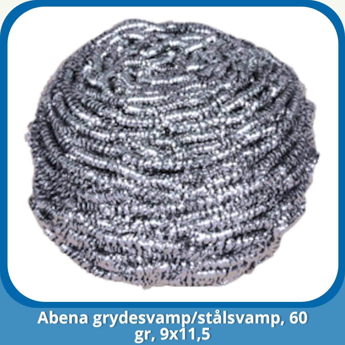 Anmeldelse af Abena grydesvamp/stålsvamp, 60 gr, 9x11,5