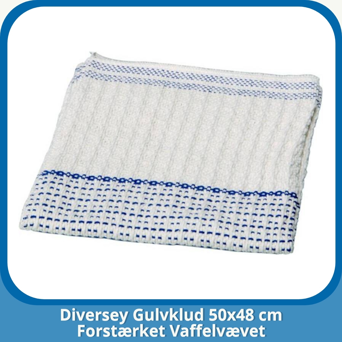 Anmeldelse af Diversey Gulvklud 50x48 cm Forstærket Vaffelvævet