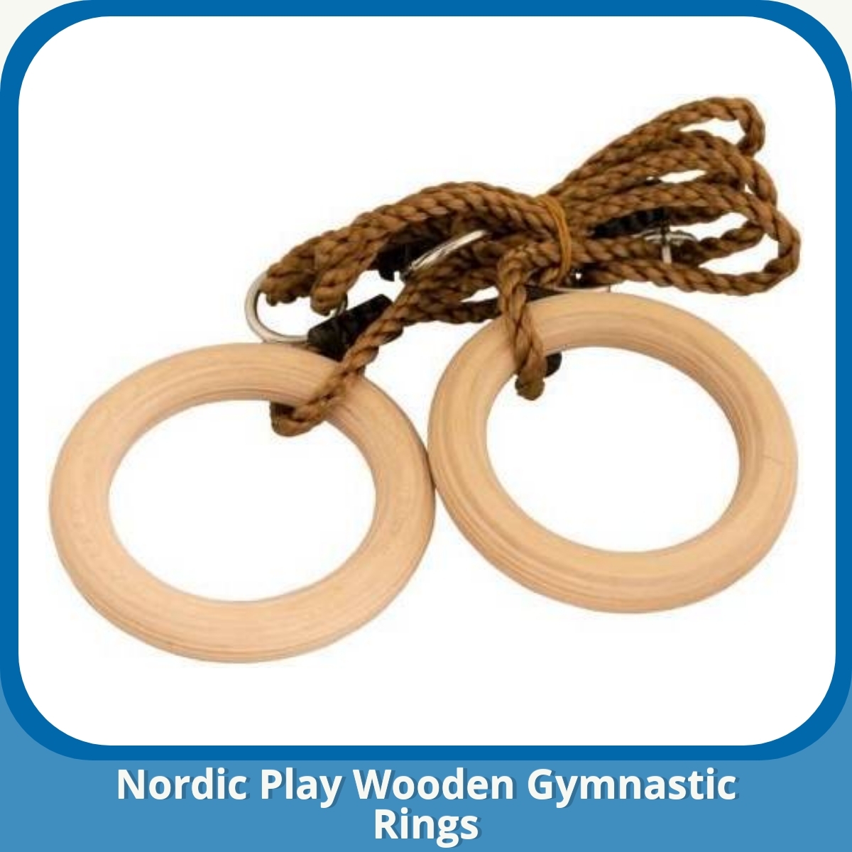 Anmeldelse af Nordic Play Wooden Gymnastic Rings