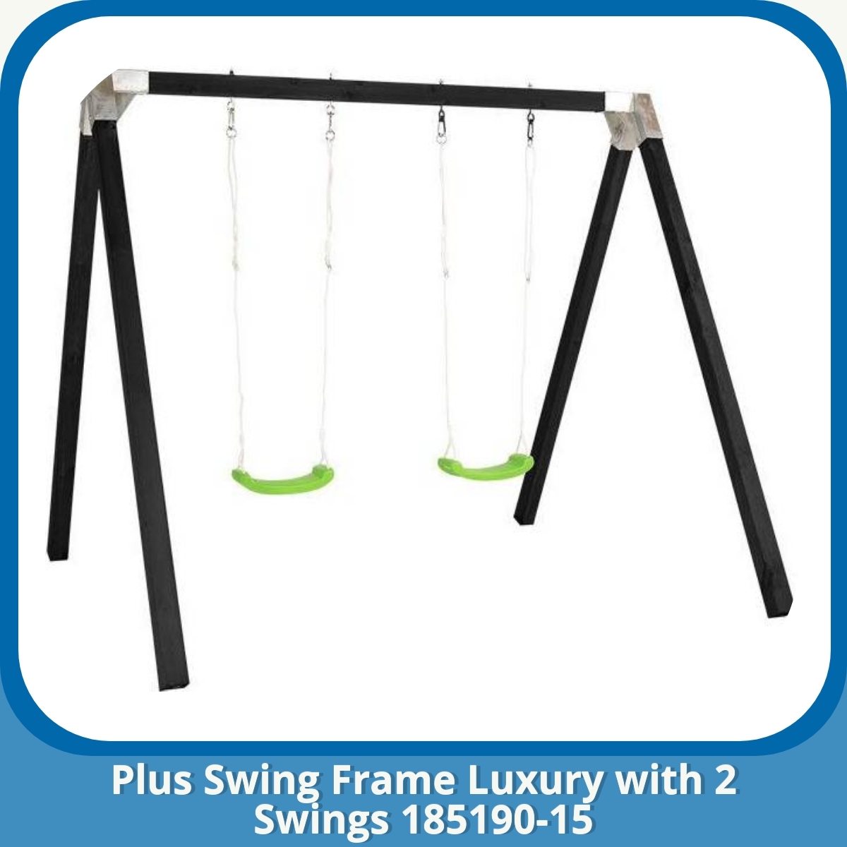 Anmeldelse af Plus Swing Frame Luxury with 2 Swings 185190-15