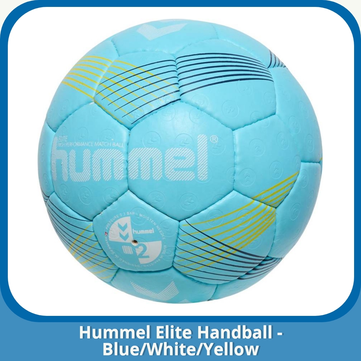 Anmeldelse af Hummel Elite Handball - Blue/White/Yellow