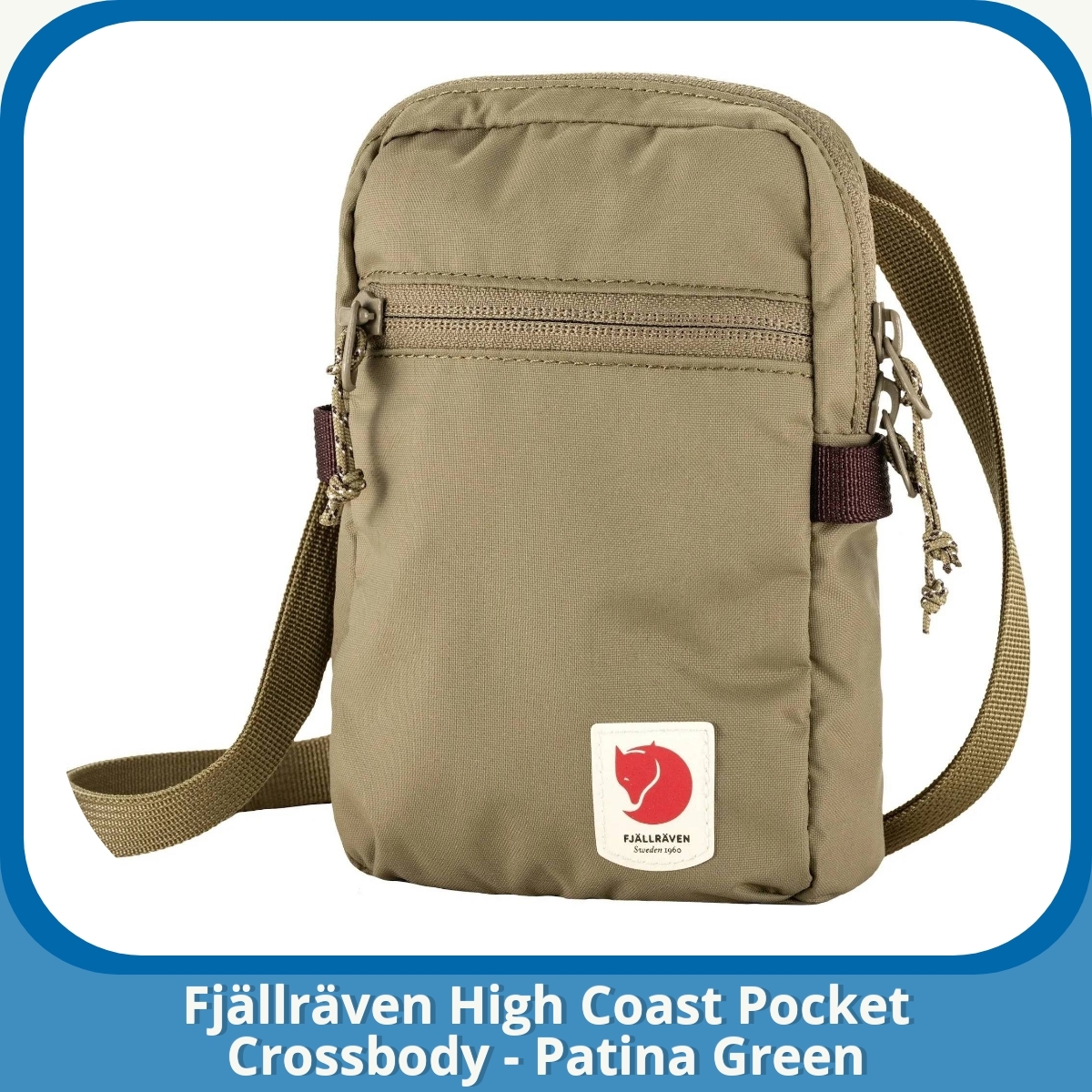 Anmeldelse af Fjällräven High Coast Pocket Crossbody - Patina Green