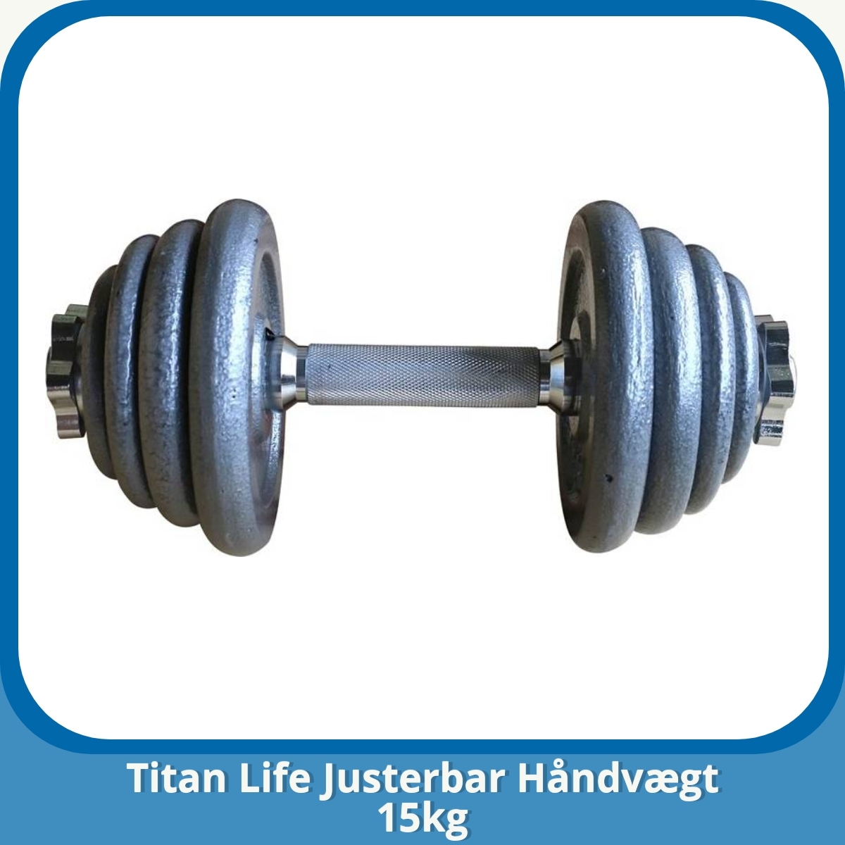 Anmeldelse af Titan Life Justerbar Håndvægt 15kg