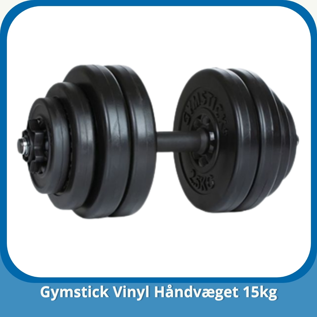 Anmeldelse af Gymstick Vinyl Håndvæget 15kg