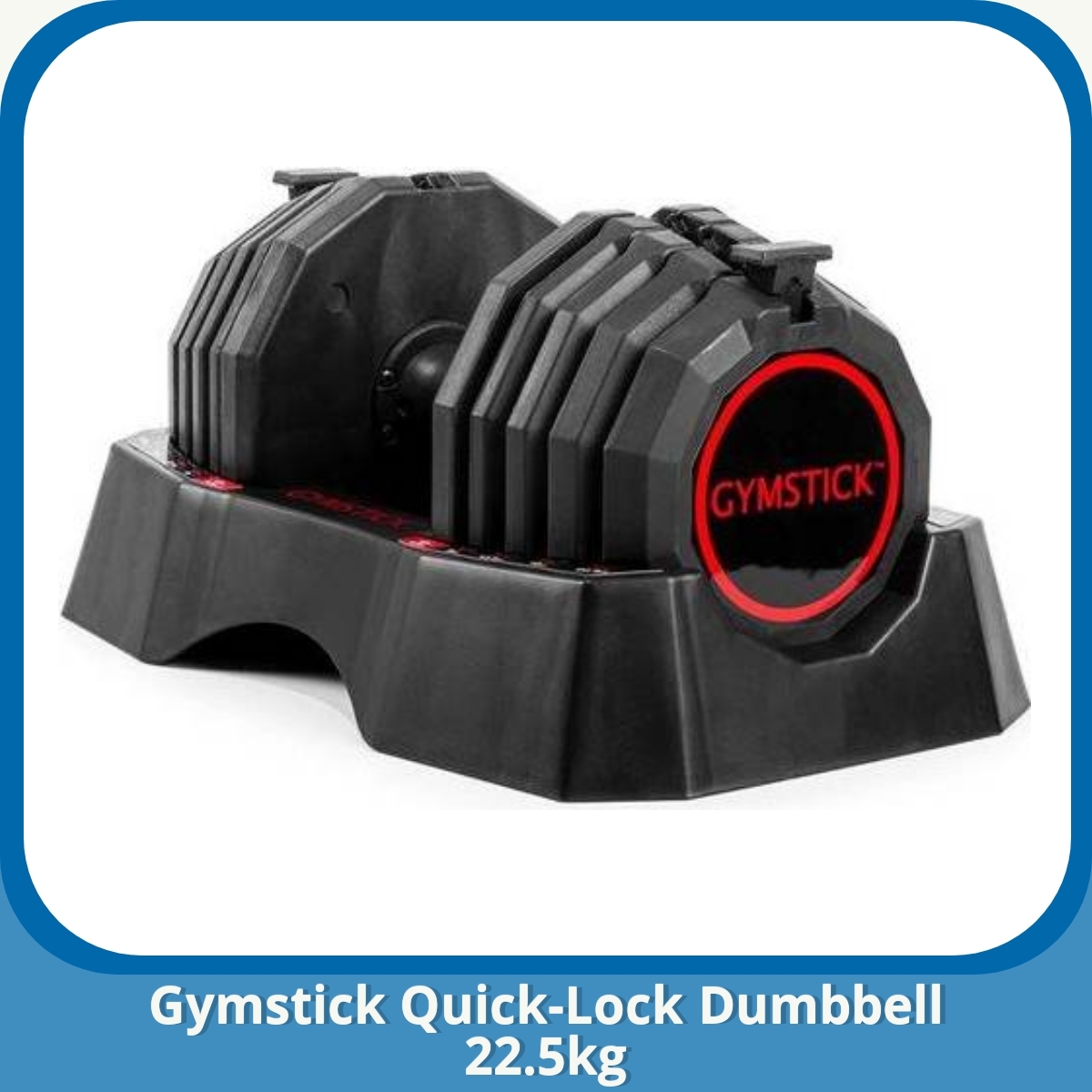 Anmeldelse af Gymstick Quick-Lock Dumbbell 22.5kg