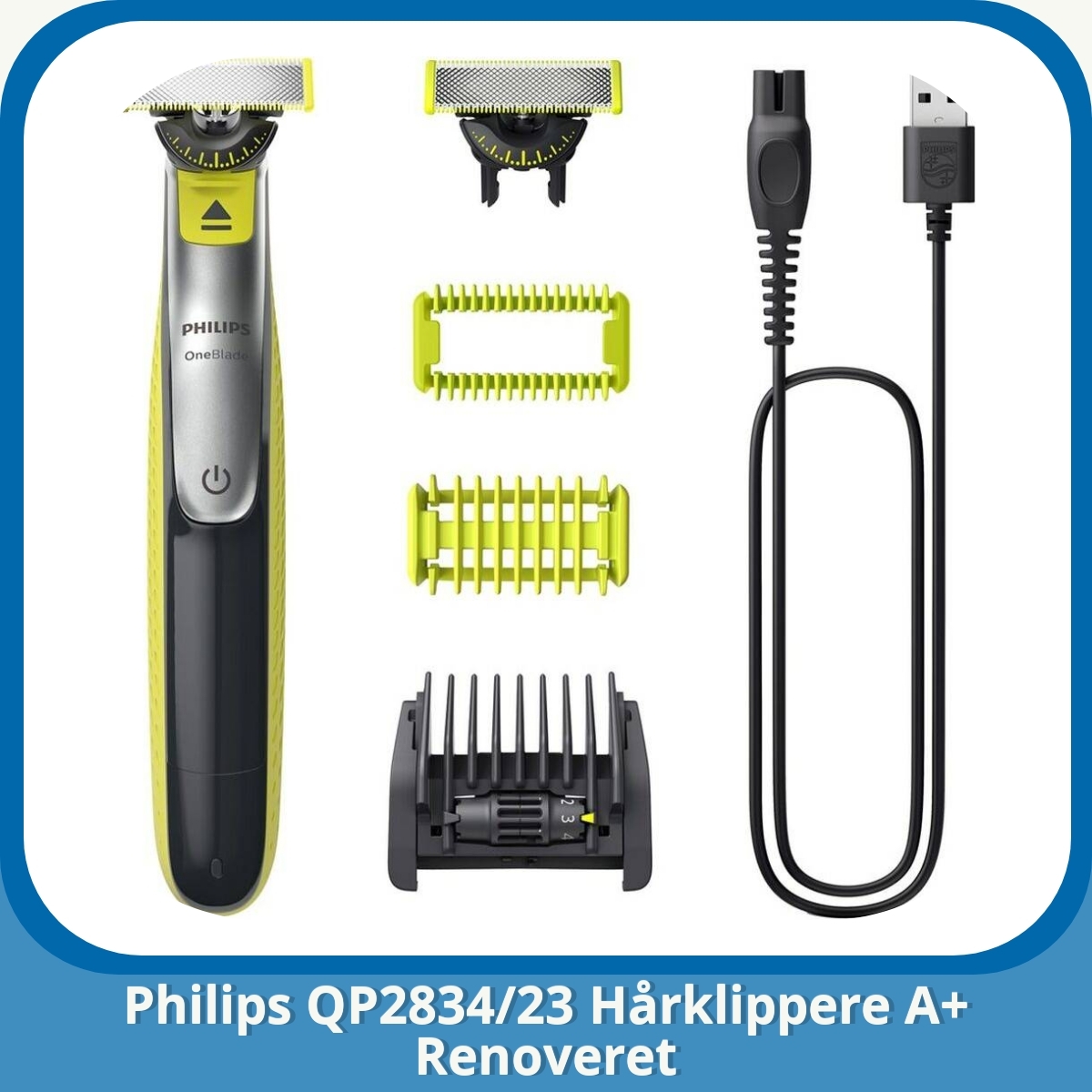 Anmeldelse af Philips QP2834/23 Hårklippere A+ Renoveret