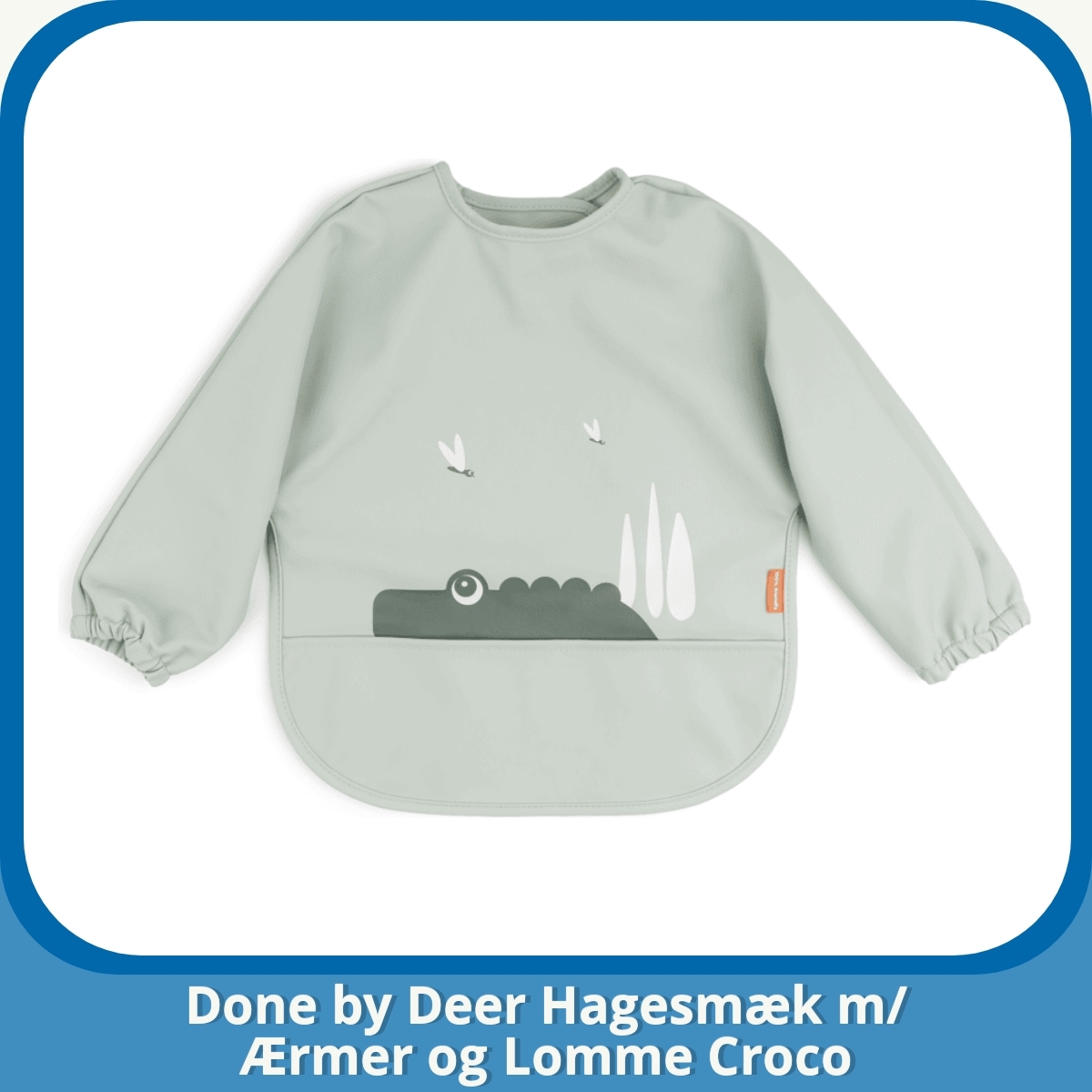 Anmeldelse af Done by Deer Hagesmæk m/Ærmer og Lomme Croco
