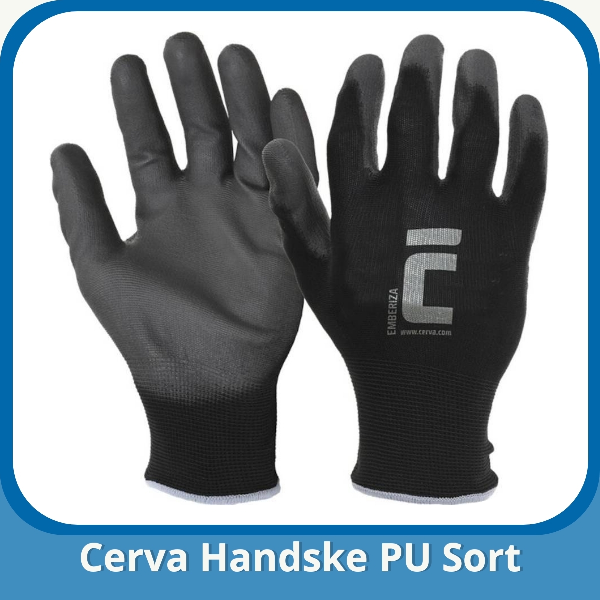 Anmeldelse af Cerva Handske PU Sort