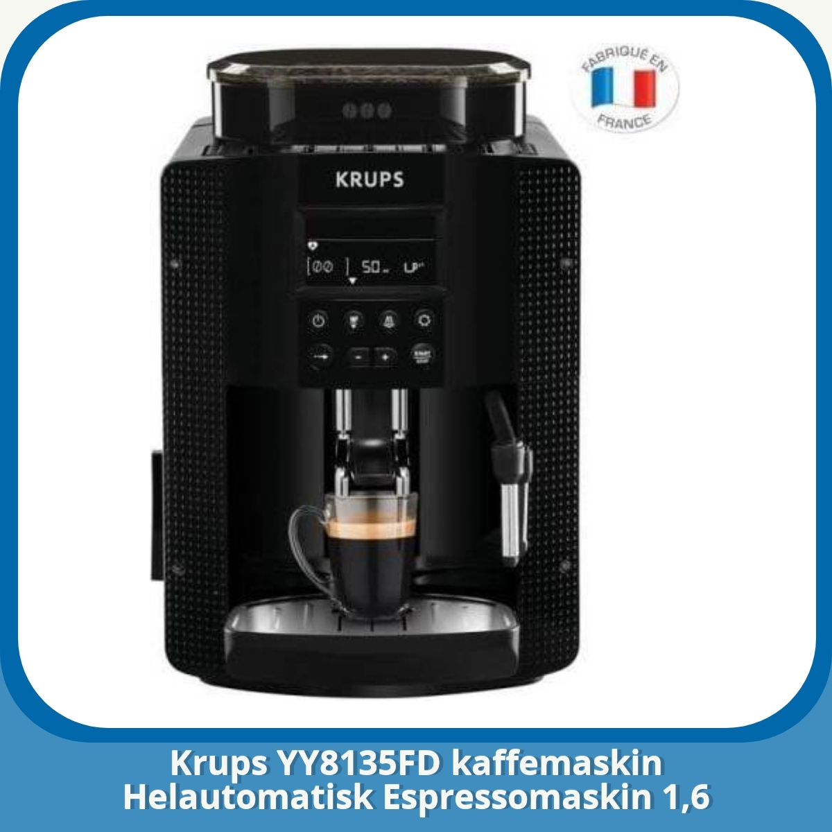 Anmeldelse af Krups YY8135FD kaffemaskin Helautomatisk Espressomaskin 1,6