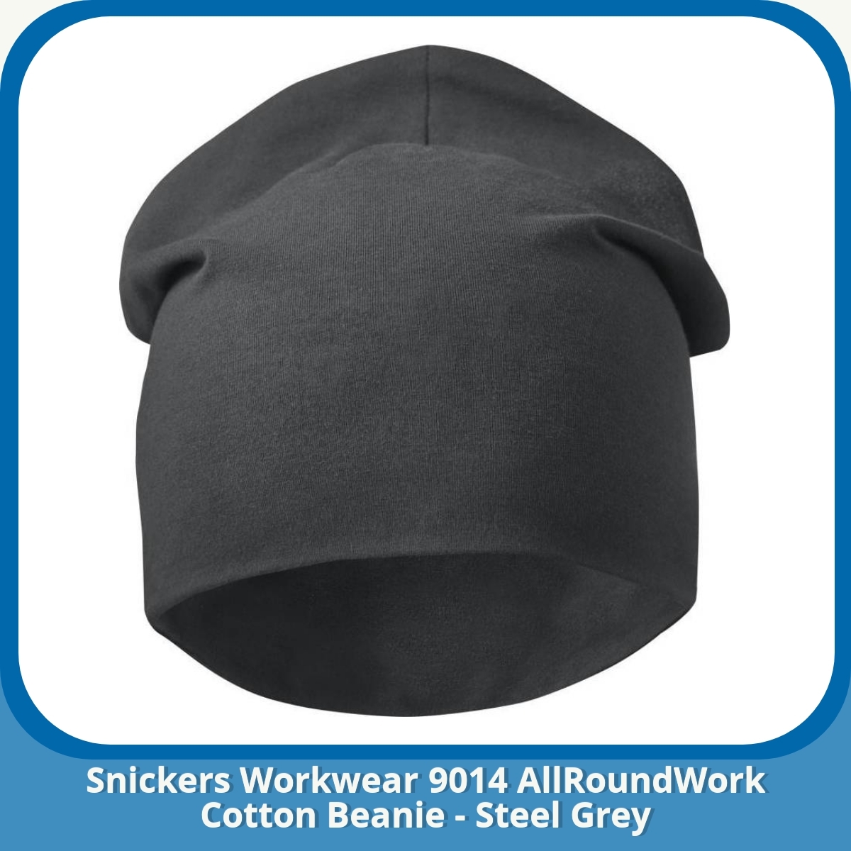 Anmeldelse af Snickers Workwear 9014 AllRoundWork Cotton Beanie - Steel Grey