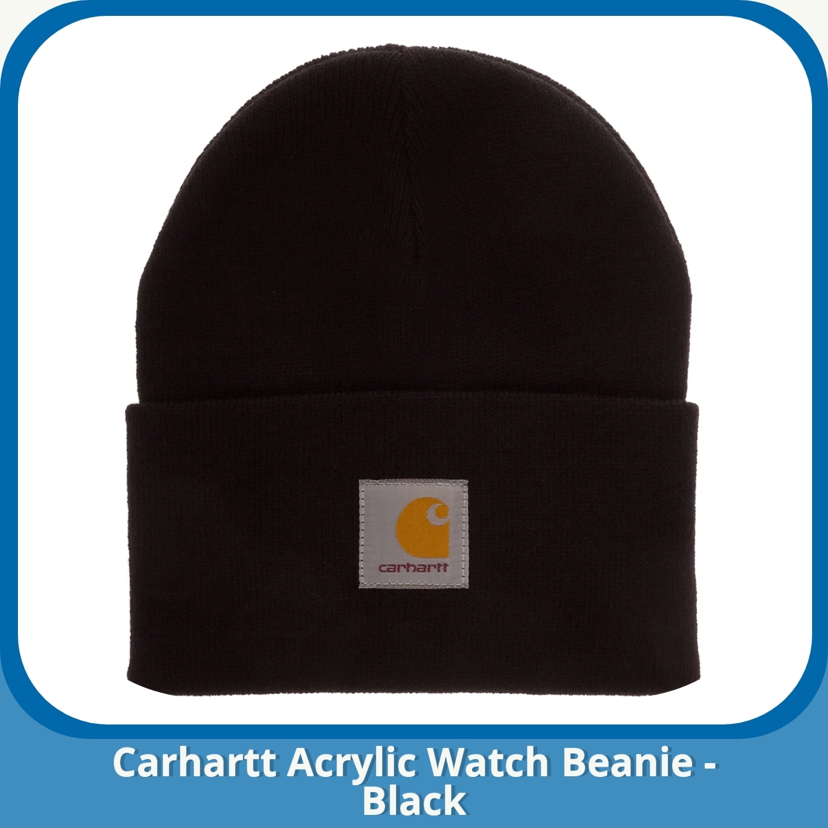 Anmeldelse af Carhartt Acrylic Watch Beanie - Black
