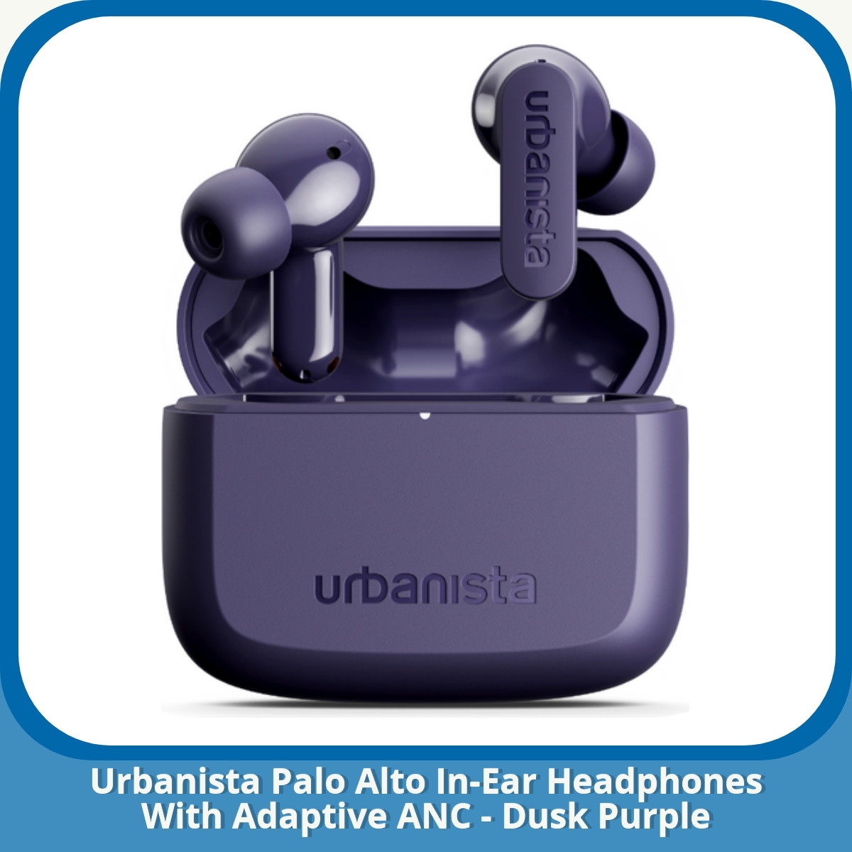 Anmeldelse af Urbanista Palo Alto In-Ear Headphones With Adaptive ANC - Dusk Purple