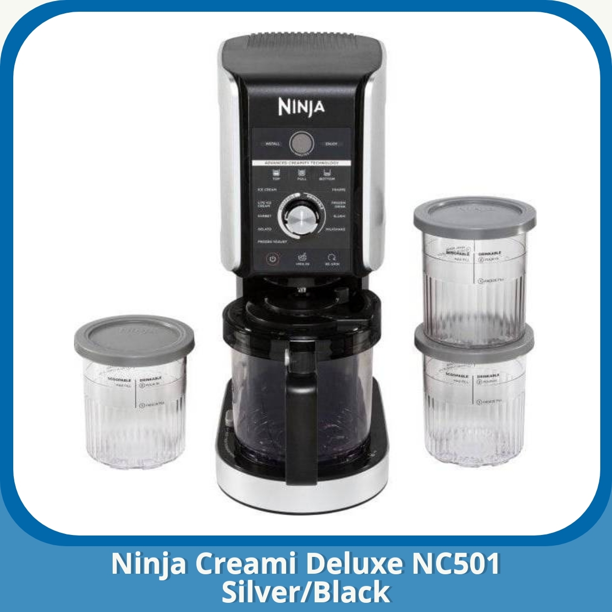 Anmeldelse af Ninja Creami Deluxe NC501 Silver/Black