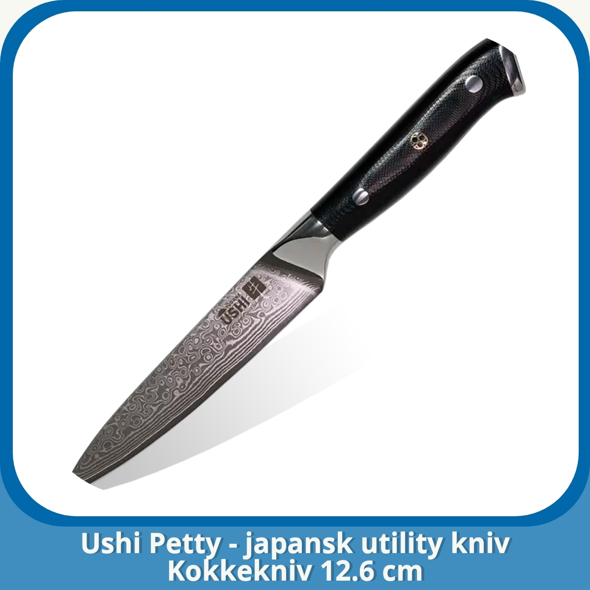 Anmeldelse af Ushi Petty - japansk utility kniv Kokkekniv 12.6 cm