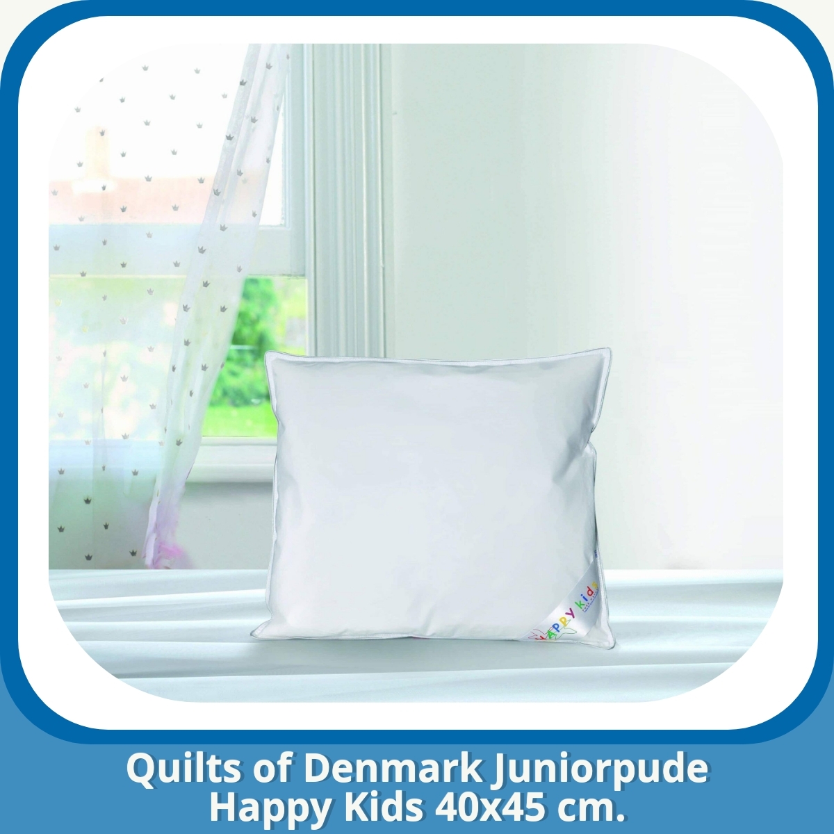 Anmeldelse af Quilts of Denmark Juniorpude Happy Kids 40x45 cm.