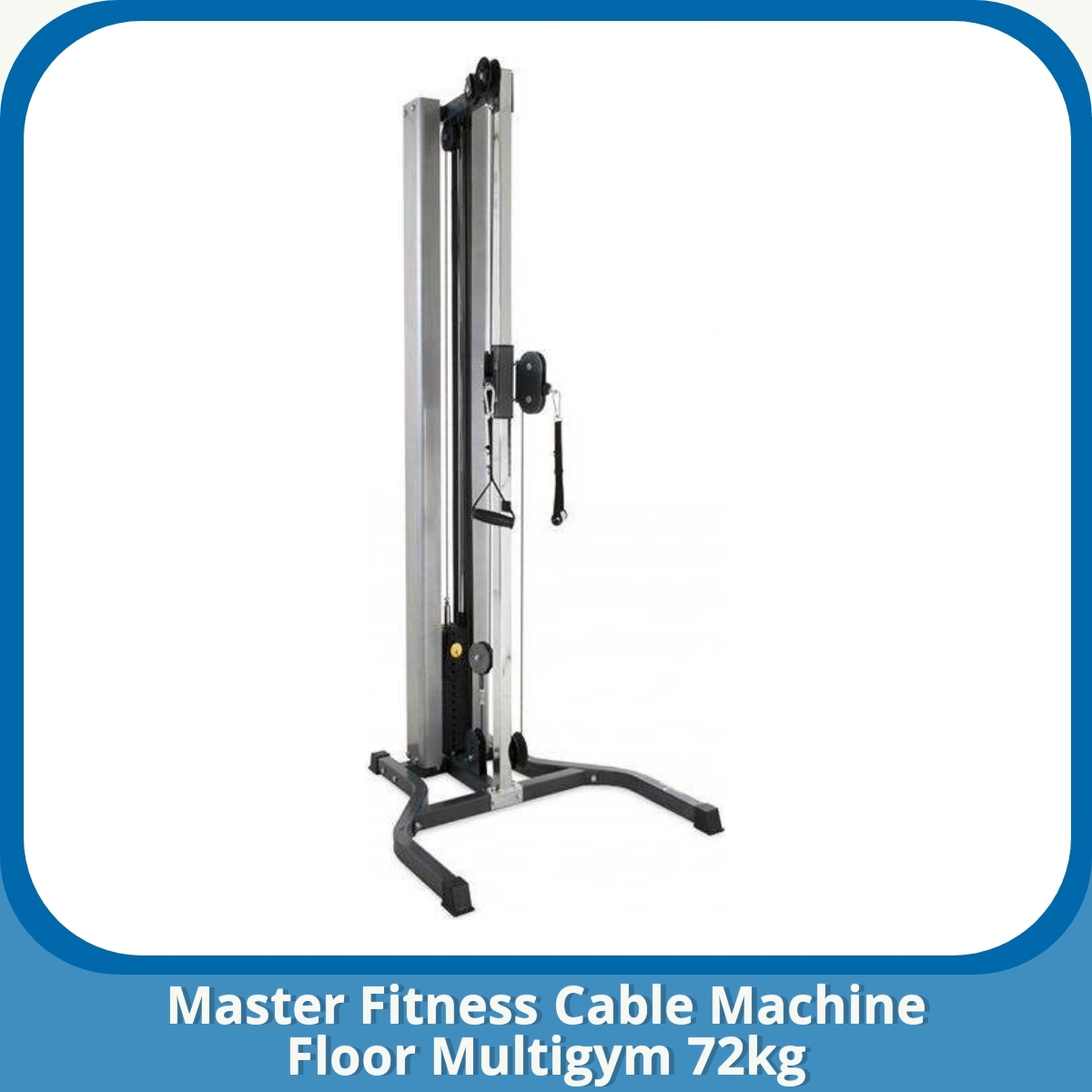Anmeldelse af Master Fitness Cable Machine Floor Multigym 72kg