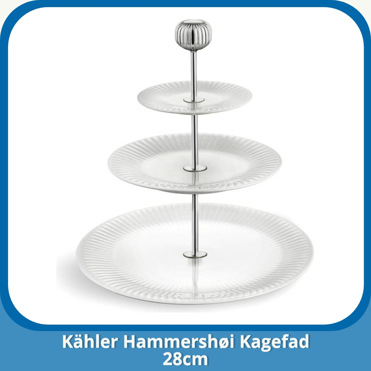 Anmeldelse af Kähler Hammershøi Kagefad 28cm