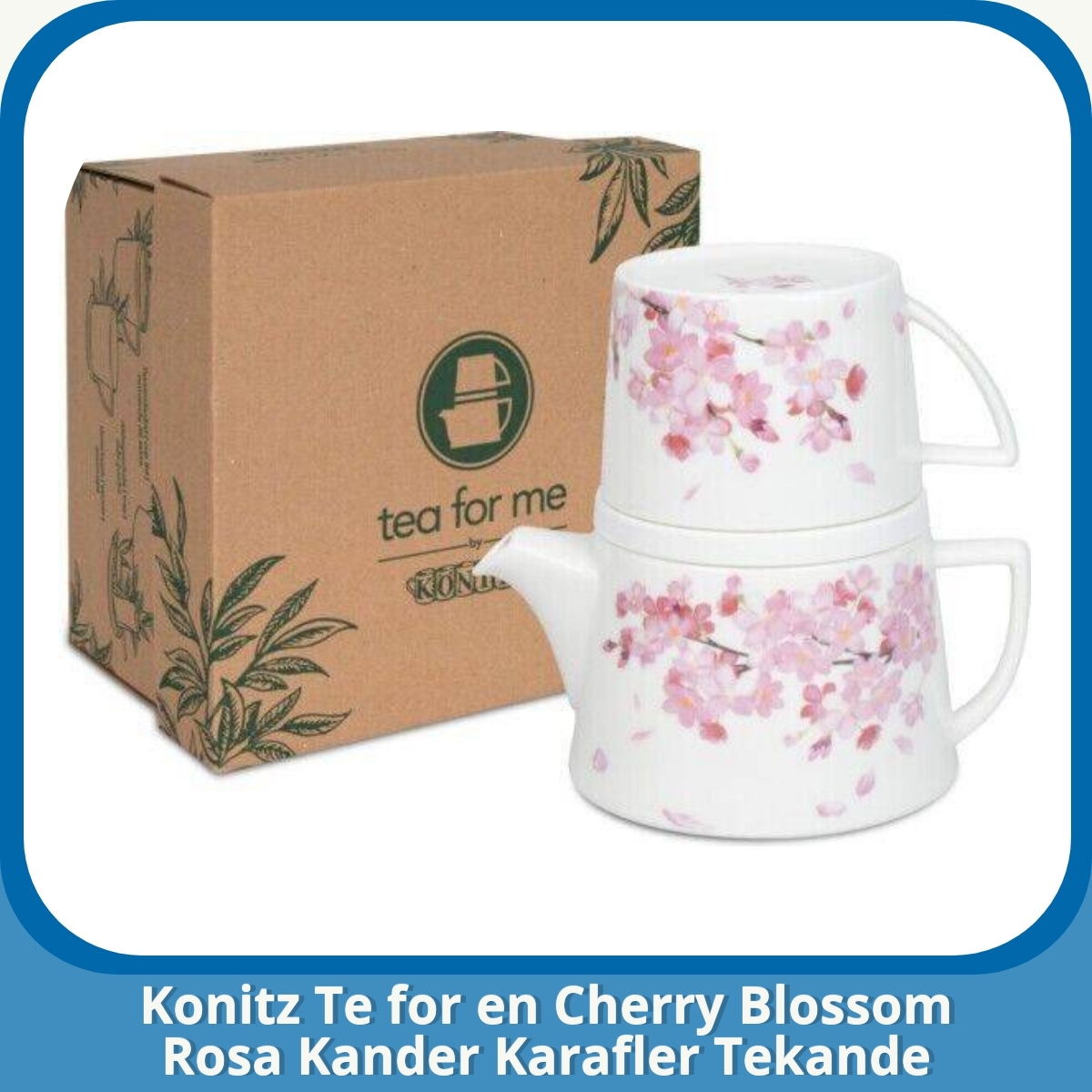 Anmeldelse af Konitz Te for en Cherry Blossom Rosa Kander Karafler Tekande