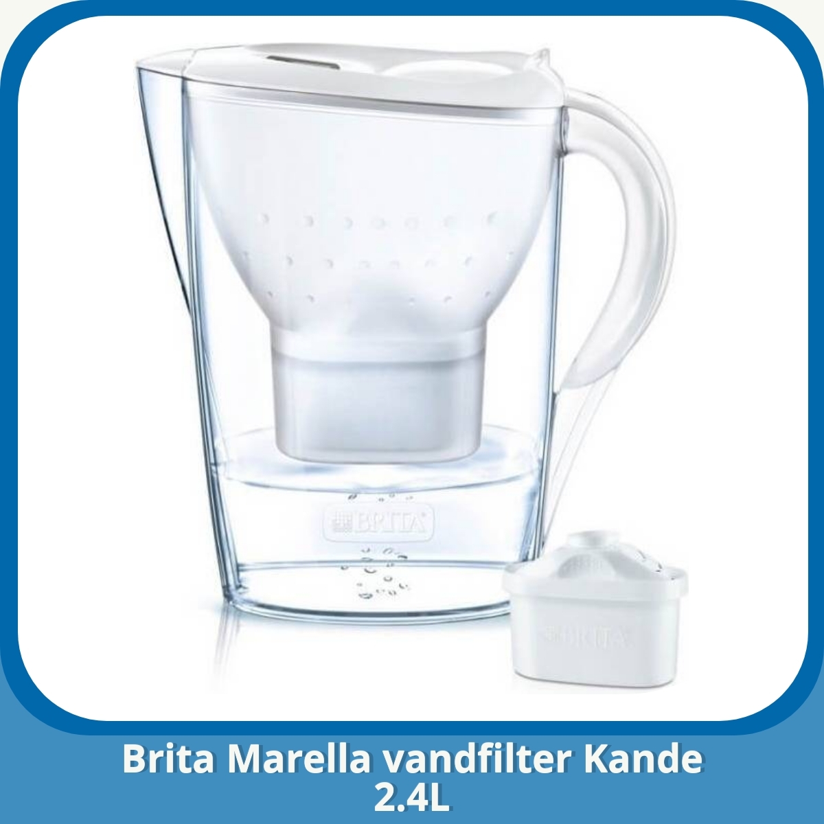 Anmeldelse af Brita Marella vandfilter Kande 2.4L