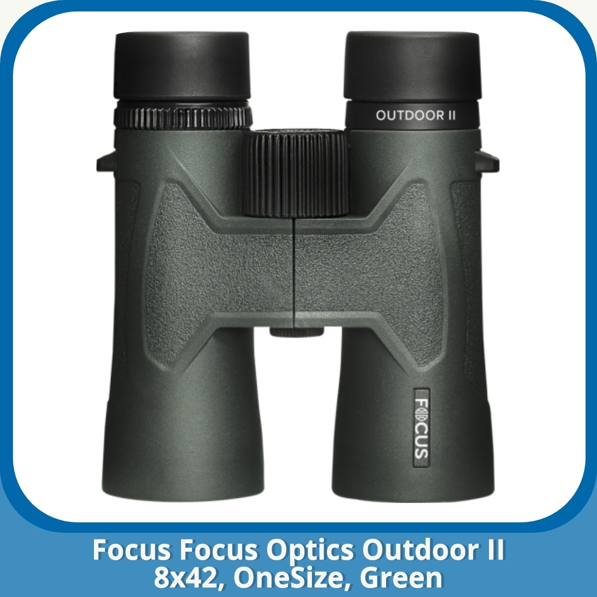 Anmeldelse af Focus Focus Optics Outdoor II 8x42, OneSize, Green