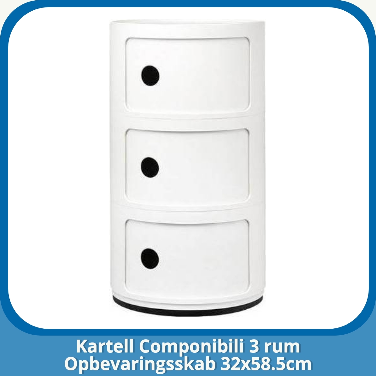 Anmeldelse af Kartell Componibili 3 rum Opbevaringsskab 32x58.5cm