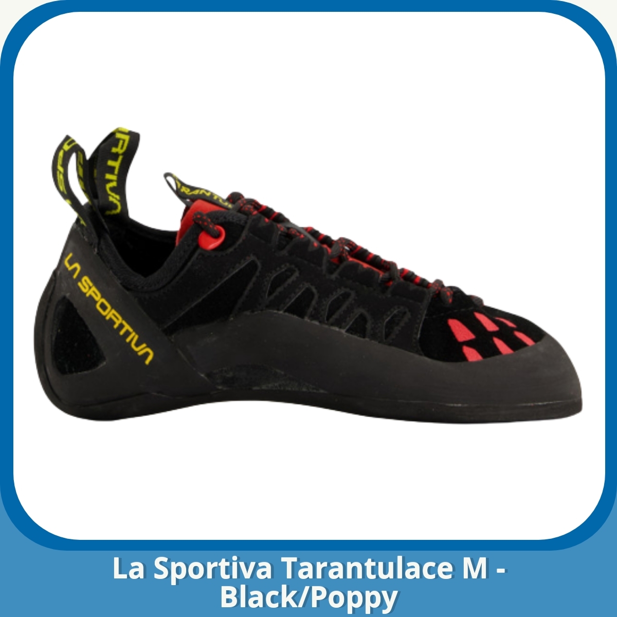 Anmeldelse af La Sportiva Tarantulace M - Black/Poppy
