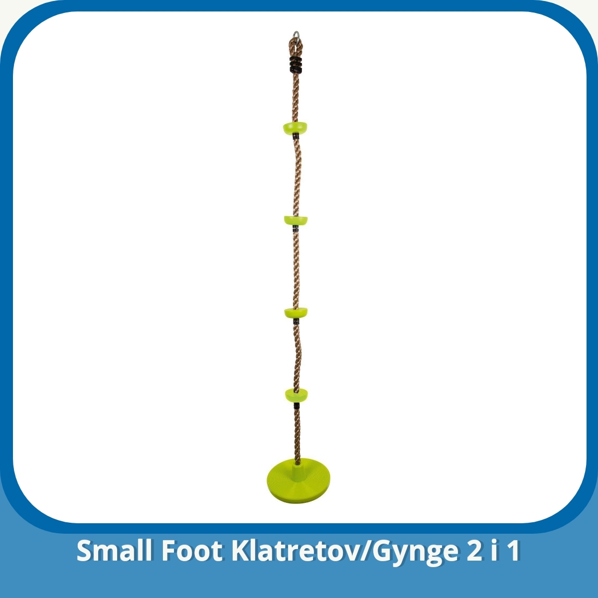 Anmeldelse af Small Foot Klatretov/Gynge 2 i 1
