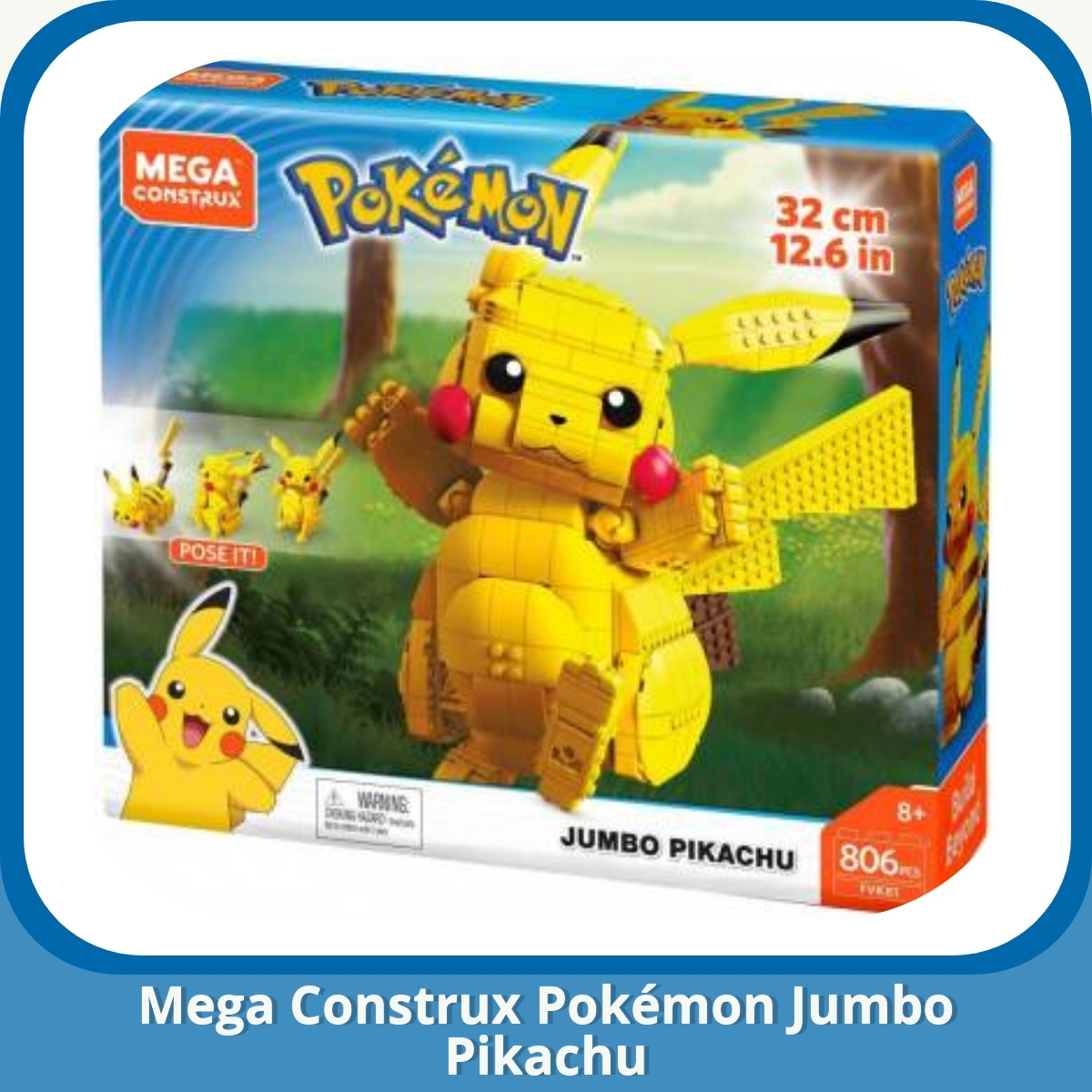 Anmeldelse af Mega Construx Pokémon Jumbo Pikachu
