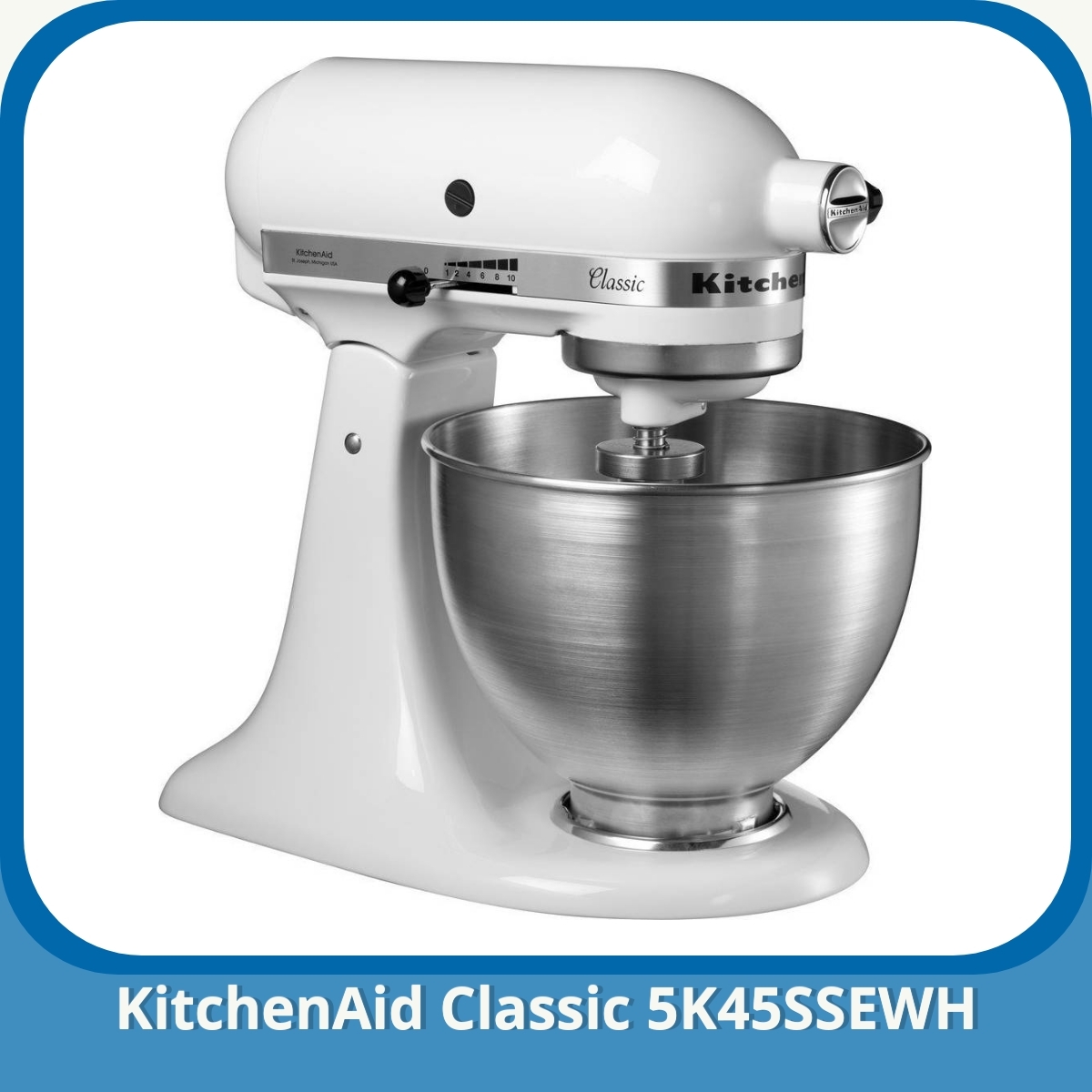 Anmeldelse af KitchenAid Classic 5K45SSEWH