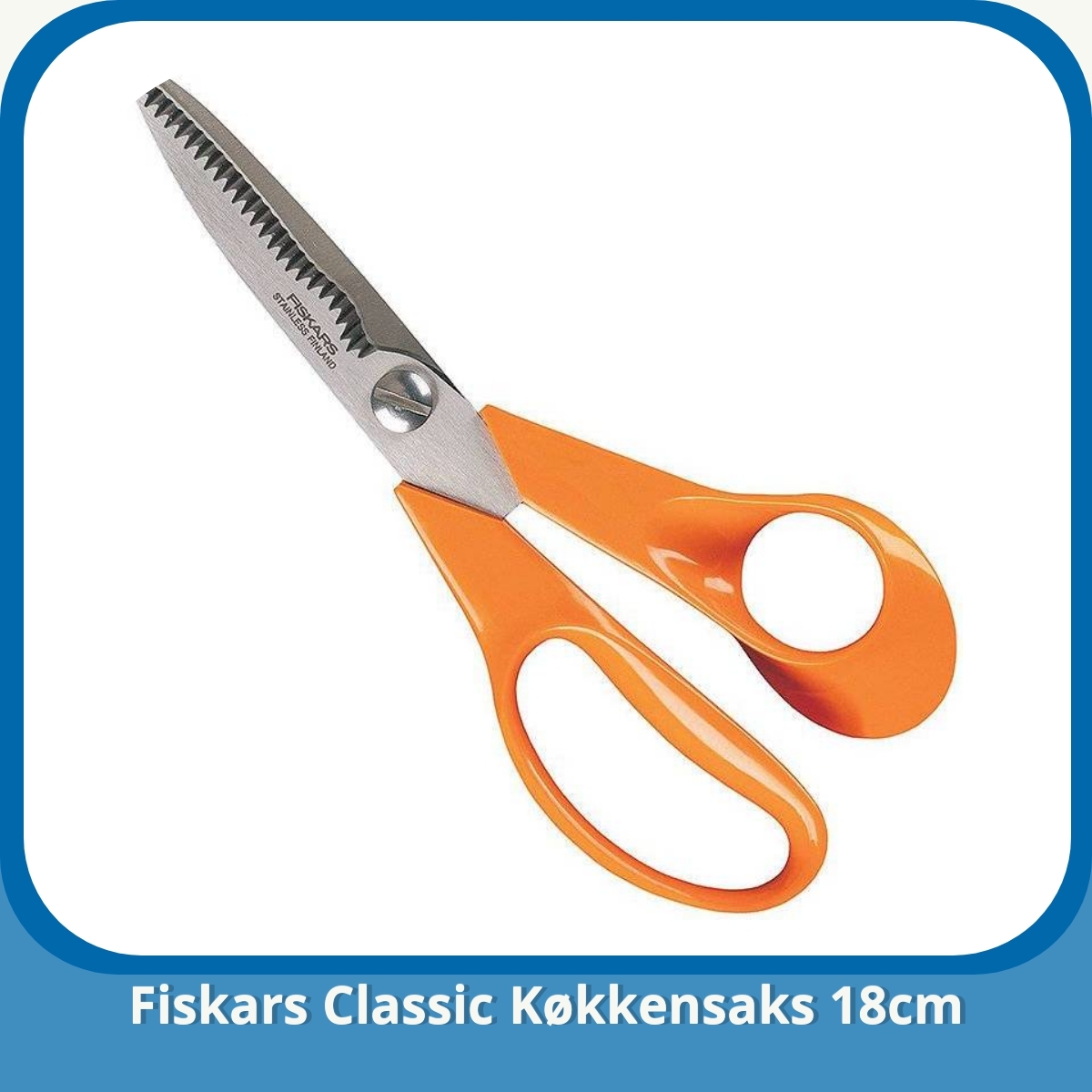 Anmeldelse af Fiskars Classic Køkkensaks 18cm