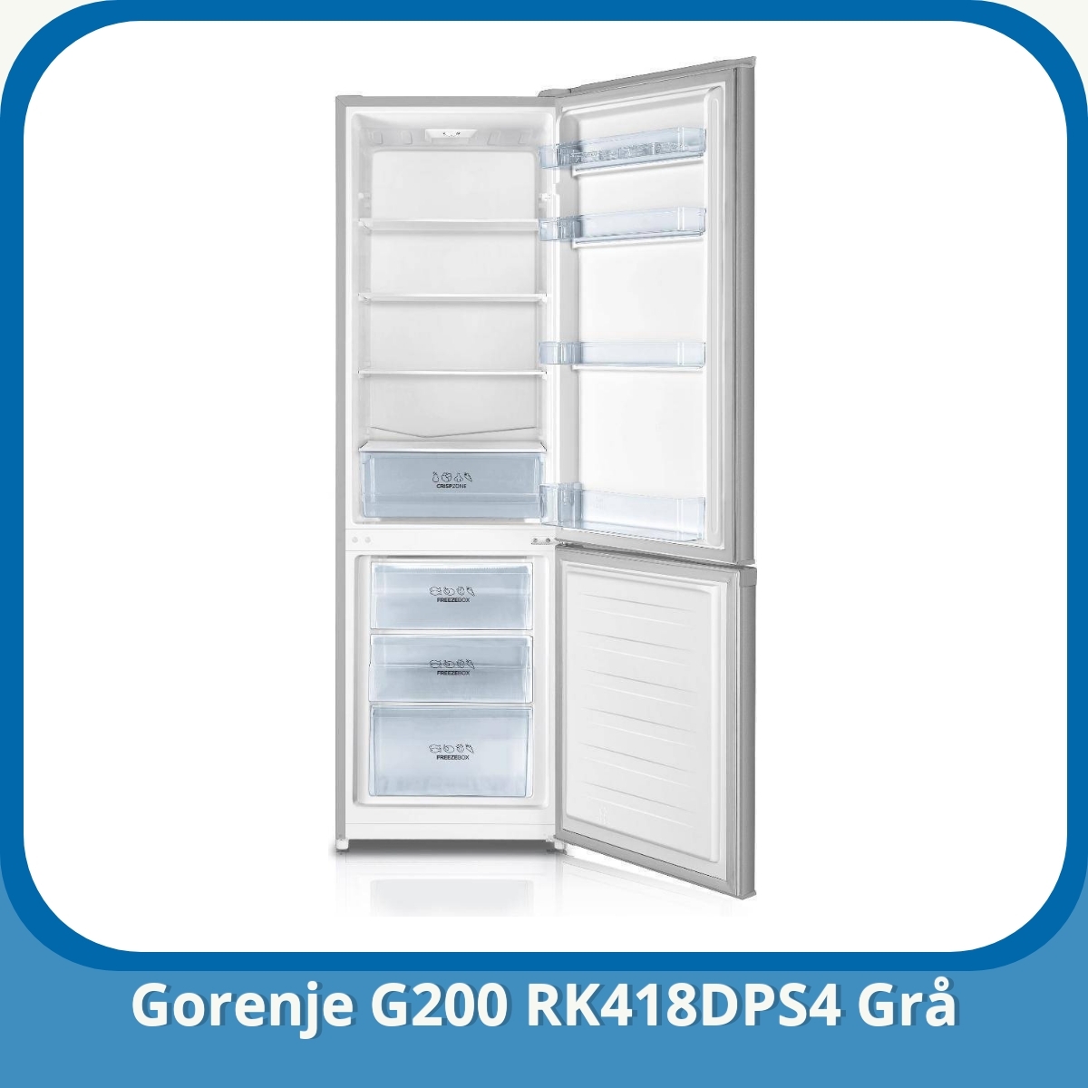 Anmeldelse af Gorenje G200 RK418DPS4 Grå