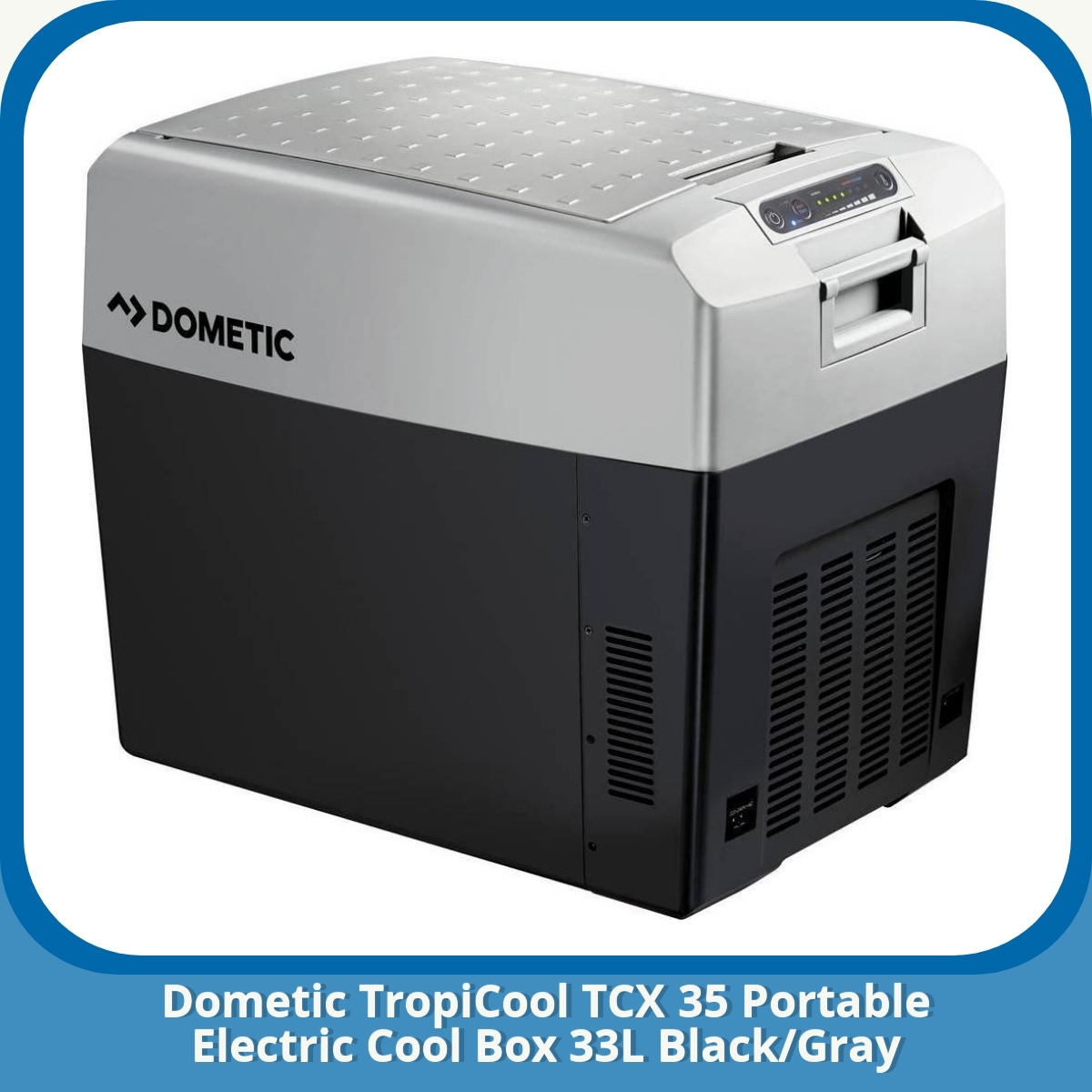 Anmeldelse af Dometic TropiCool TCX 35 Portable Electric Cool Box 33L Black/Gray