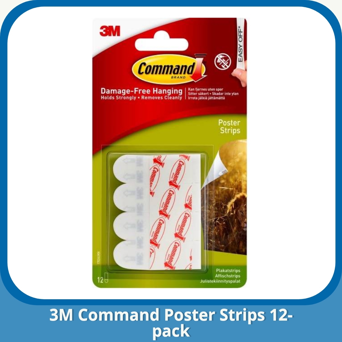 Anmeldelse af 3M Command Poster Strips 12-pack