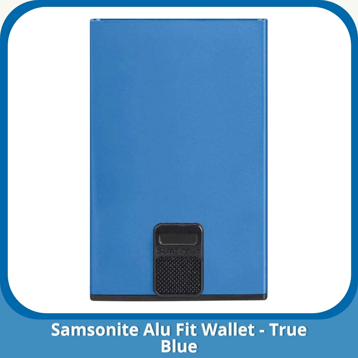 Anmeldelse af Samsonite Alu Fit Wallet - True Blue