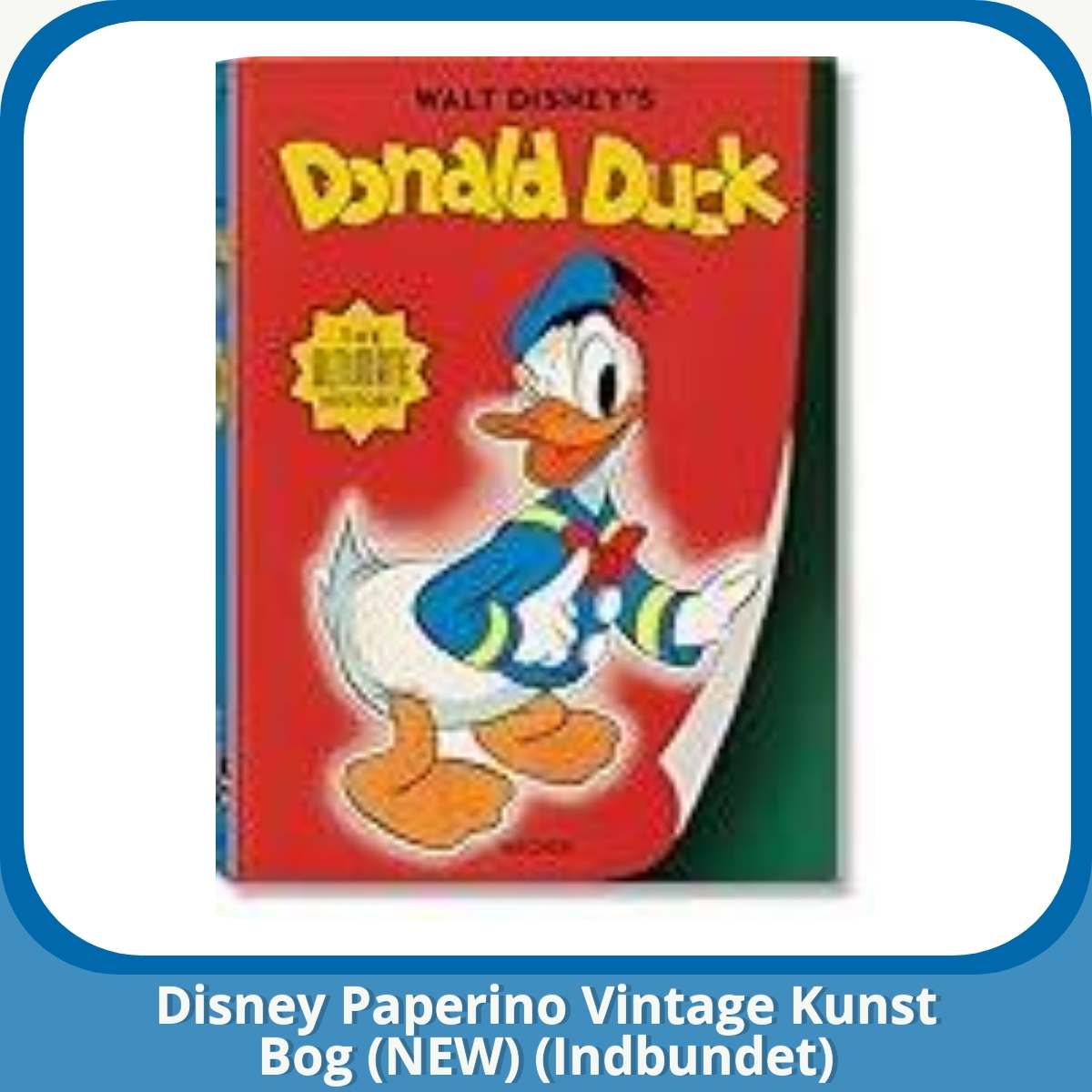 Anmeldelse af Disney Paperino Vintage Kunst Bog (NEW) (Indbundet)