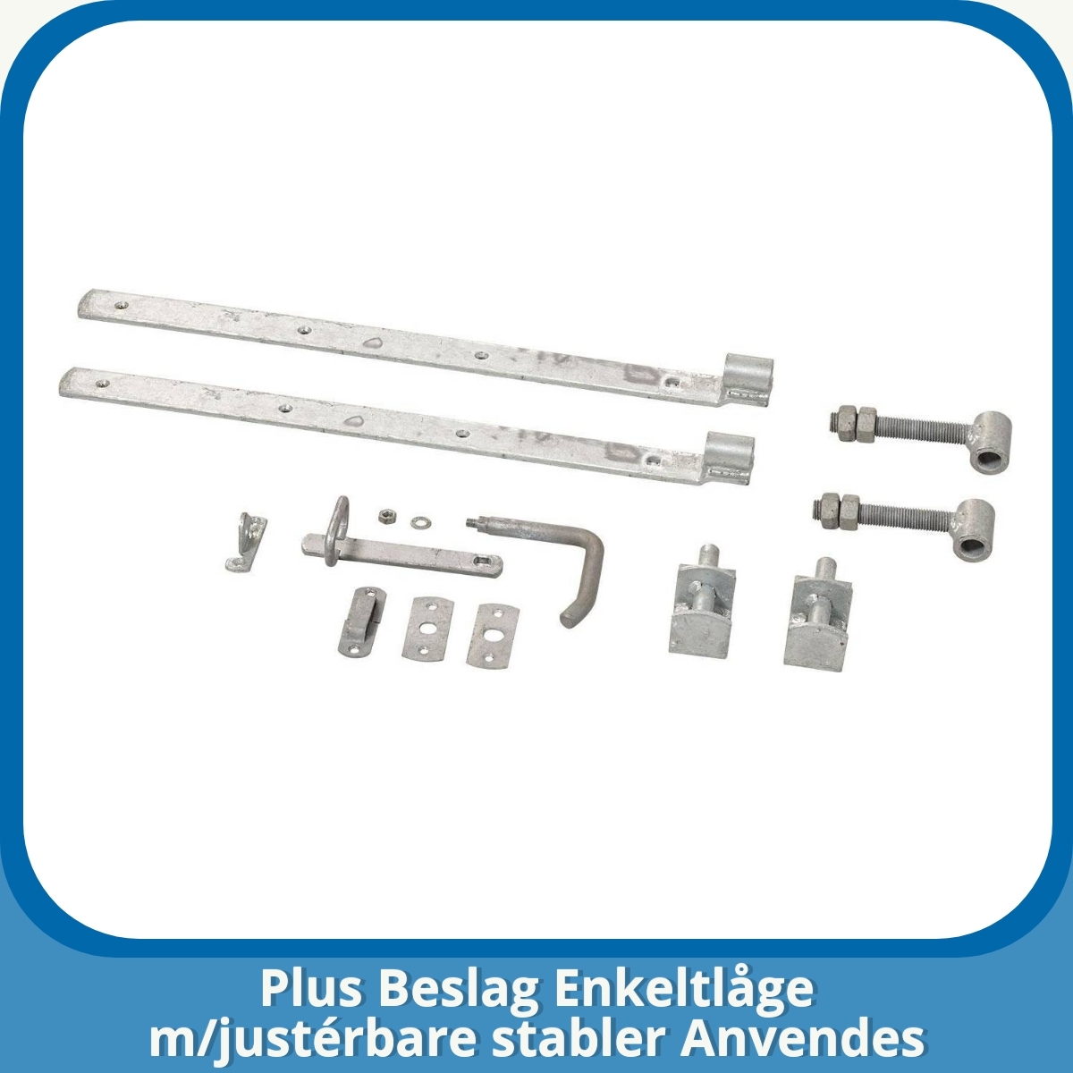 Anmeldelse af Plus Beslag Enkeltlåge m/justérbare stabler Anvendes