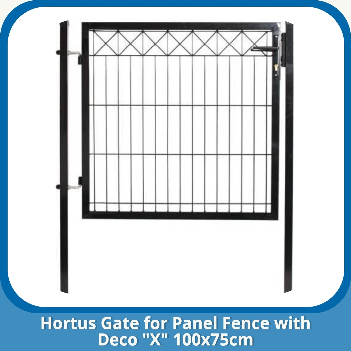 Anmeldelse af Hortus Gate for Panel Fence with Deco 