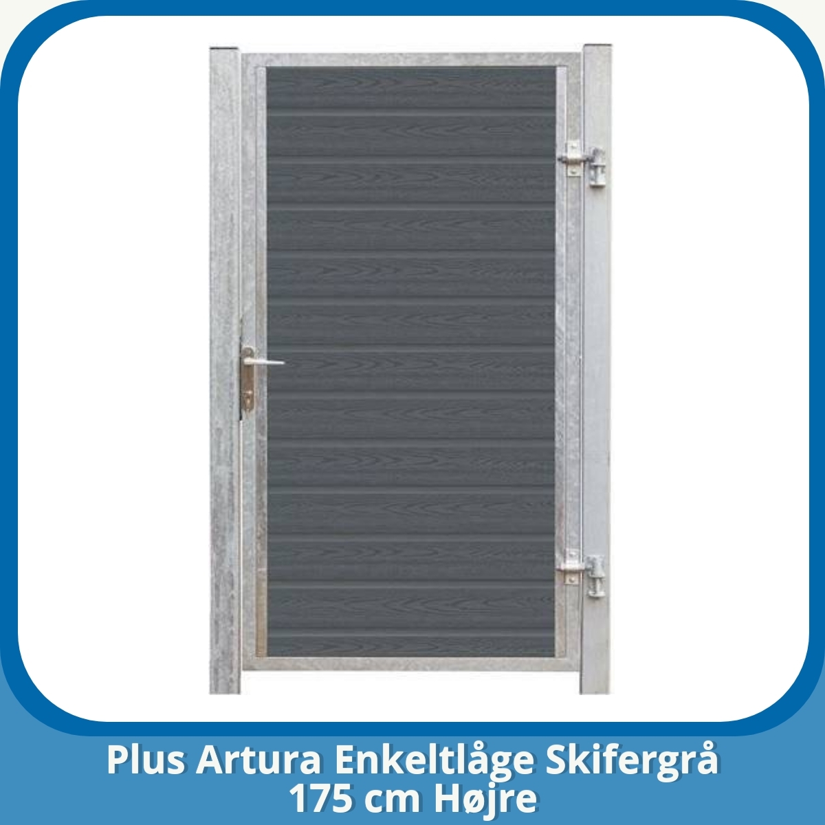 Anmeldelse af Plus Artura Enkeltlåge Skifergrå 175 cm Højre