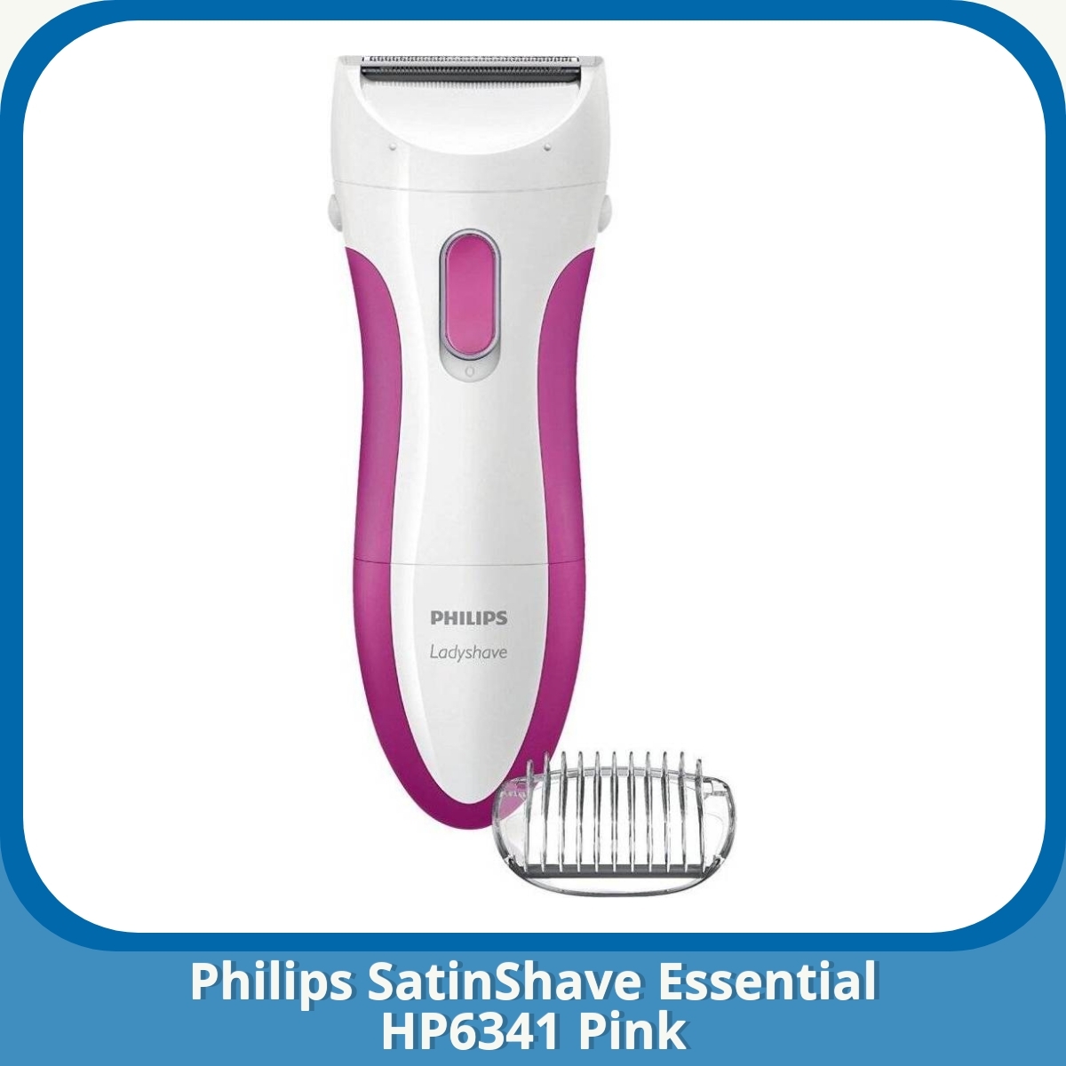 Anmeldelse af Philips SatinShave Essential HP6341 Pink