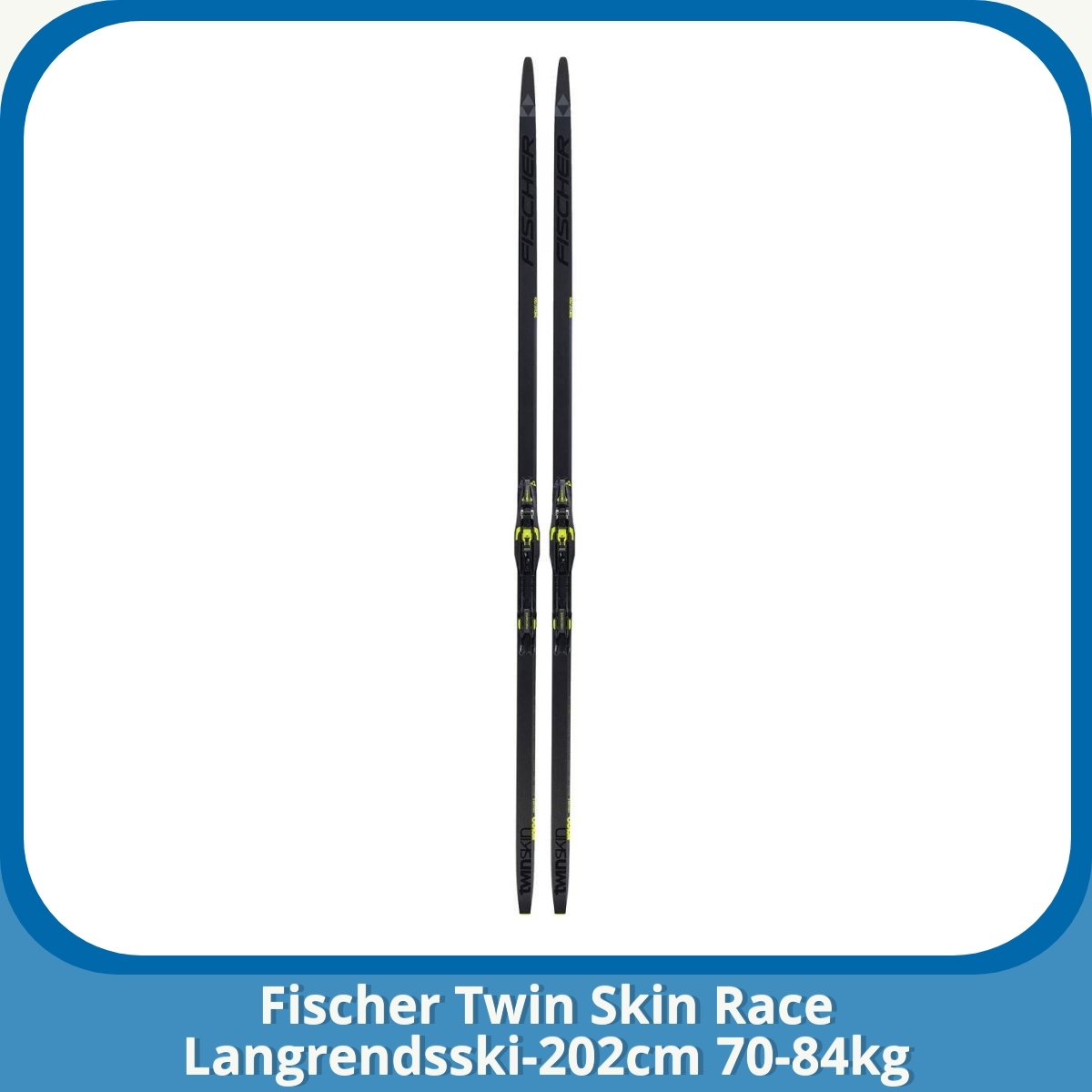 Anmeldelse af Fischer Twin Skin Race Langrendsski-202cm 70-84kg