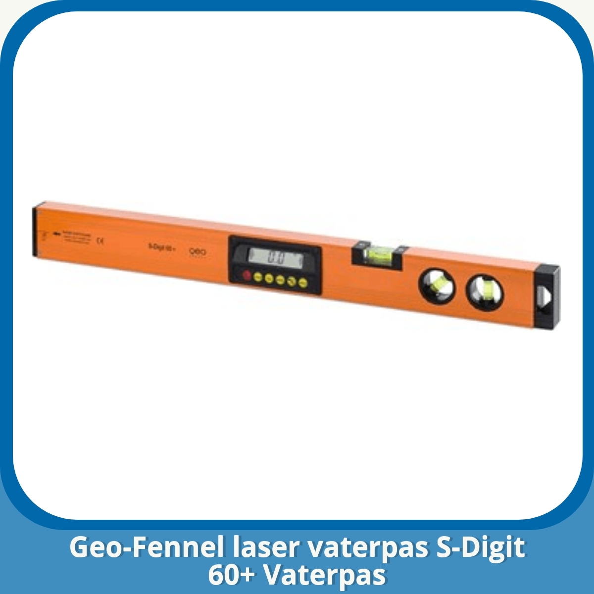 Anmeldelse af Geo-Fennel laser vaterpas S-Digit 60+ Vaterpas