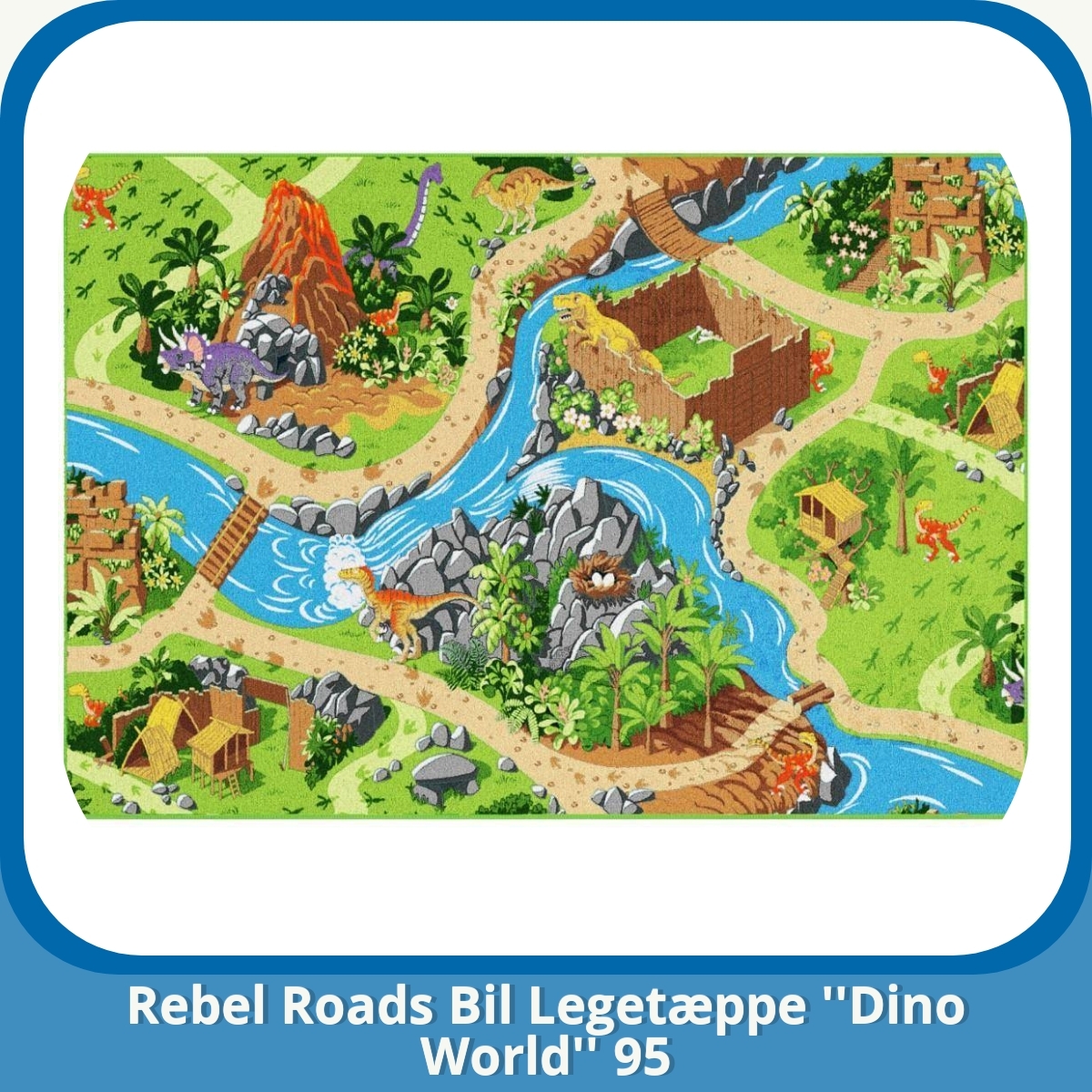 Anmeldelse af Rebel Roads Bil Legetæppe ''Dino World'' 95